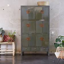 Elle se place aussi bien dans une entrée que dans une chambre. Blue Painted Solid Pine Wardrobe Chinese Far East Asian Style Furniture 190cm Armoire En Pin Armoire En Bois Mobilier De Salon