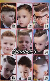 Model rambut anak cowok 2020. Poster Model Rambut Kids Jaman Now Uk A3 Shopee Indonesia