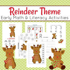 Preschool Reindeer Printable Activities For Christmas Preschool Christmas Literacy Activities Literacy Activities Preschool Preschool Activities