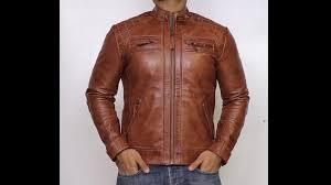 Mens Brown Distressed Motorcycle Leather Jacket Video Video Leather Jacket Men Brown Leather Jacket Men Leather Jacket Outfit Men