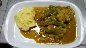Palm oil gives the dish a specific flavor, while lycopene provides the red color. Muamba De Galinha Foto De O Alentejano Lagos Tripadvisor