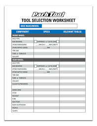 A monthly inspection color for may would be green. What Tools Do I Need Park Tool
