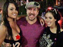 Joey Fatone -- Chick Fans Show Topless Love