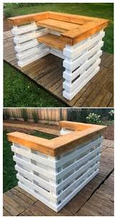 Europalette Garten Garden Garten Kreative Und Fantastische Diy Palettenprojekt Pallet Projects Outdoo In 2020 Pallet Bar Diy Diy Pallet Furniture Wood Pallet Bar