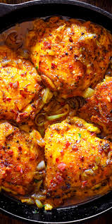 Oven Roasted Chicken Thighs With Bacon Shallots And White Wine Sauce Chickenthigh Roast Chicken With Bacon Oven Roasted Chicken Thighs Oven Roasted Chicken
