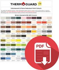 Bs Ral Colours Woodstains Charts Thermoguard Uk