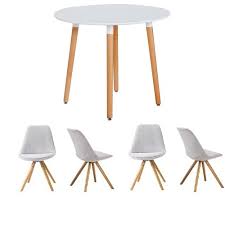 This puts it one of the top products available in the coffee tables side tables and nest of tables category. Argos Hygena Charlie Round Dinning Table With 4 Vestina Chair Set White Konga Online Shopping