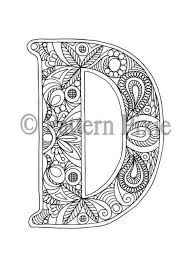 D d d coloring page. Pin On Trace