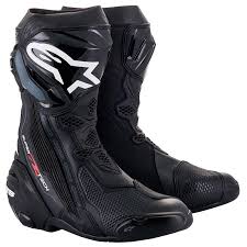 Perforations on the upper and lower panels provide ventilation. Boots Alpinestars Supertech R 2021 5
