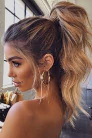 50 Amazing Medium Length Hairstyle Ideas High Ponytail Hairstyles Winter Hairstyles Formal Hairstyles For Long Hair