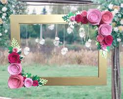 Find photo booth props from a vast selection of wedding supplies. Wedding Photo Booth Props Rose Gold Floral Design