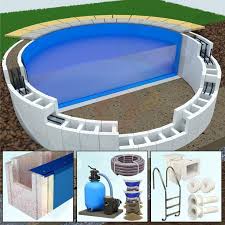 Komplettpaket Rundpool Ps25 3 0 X 1 2 M Versandkostenfrei Und G Homemade Swimming Pools Diy Swimming Pool Round Pool