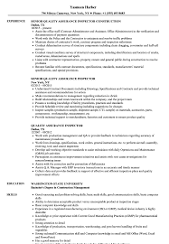 All of that work for an employer to take a glance. Quality Assurance Inspector Resume Samples Velvet Jobs