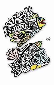 Maak je kerst leuk met mooie kerst kleurplaten. Djeco Velvet Colouring Pretty Fish Fluwelen Kleurplaten Vissen 3 6 Jaar Djeco Leuk Er Bij Vanelles