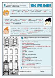 Write The Ordinal Numbers For Each Floor Of The Building Who Lives There English Lessons Reading Comprehension Kindergarten English Teaching Materials