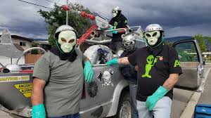 Aliens, Mad Max characters and regular humans gather for the 2021 BC  Gambler 500