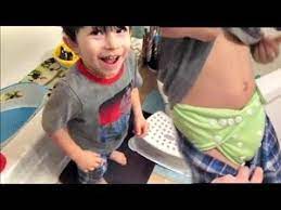 7 Year Old Wearing Baby Diapers