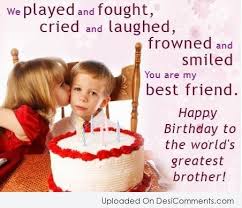 Birthday Wishes For Brother From Sister Quotes In English Birthday Wishes For Brother Pictures Images Graphics For Facebo Happy Birthday Brother From Sister Happy Birthday Younger Brother Birthday Wishes For Brother