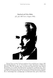 Nachruf auf Fritz Heim