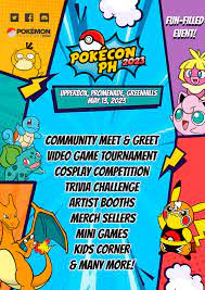 Upcoming Event: PokeCon PH 2023 | The Cosplay and Anime Café: arkadymac.com  ..