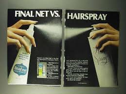 And never miss exclusive sales! 1972 Clairol Final Net Hair Spray Ad Vs And 50 Similar Items