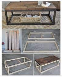 Who wouldn't love to get this piece the way it is?! Diy Industrial Coffee Table Diy Coffee Table Plans Diy Furniture Easy Home Decor