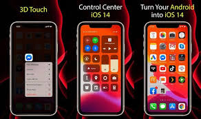 حول شكل هاتفك الأندرويد إلى شكل الآيفون مع أفضل لانشر Launcher Ios 14 مع العديد من المميزات 2020 Touch Control App Ios