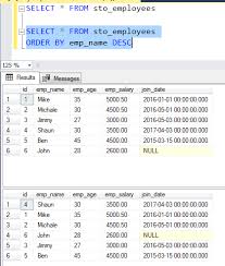 Then needing to input 3 of these files arranging their lines in alphabetical order and after that creating an output file with the last lines sorted in reverse alphabetical order. Sql Order By Learn Sorting Results In Asc Desc With 9 Queries