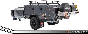 Stirling Gt Mk2 Camper Trailer Pmx Campers Caravans Off Road Camper Trailer Off Road Camper Camper Trailers