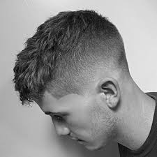 Although this type of cut was huge back in the 80s, it's back in the men's hairstyles department with a boom these days. How To Ask For A Haircut Hair Terminology For Men 2021 Guide New Men Hairstyles Mens Haircuts Short Fade Haircut Styles