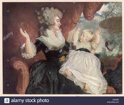 Born in 1757 at althorp house, georgiana spencer (nicknamed gee) was the first child of john spencer, who later became the 1st earl spencer, and his wife georgiana, later, countess spencer. Georgiana Spencer Herzogin Von Devonshire Tochter Des 1 Earl Spencer Ehefrau Des 5 Duke Of Devonshire Sehen Sie Hier Mit Ihrem Ersten Kind Datum 1757 1806 Stockfotografie Alamy