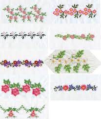 You will receive pdf file, which includes: Floral Endless Borders 2 Designsbysick Com 18 Designs9 With Alignment Marker Hand Embroidery Designs Embroidery Designs Machine Embroidery Designs Projects