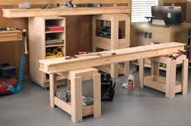 While trying to figure out how to lay out my new basement workshop i couldn't figure out how to place the table saw and jointer in the back part of the rather tha fiddle with a cad program, i just cut up some pieces of wood to serve as a layout model for the workshop. Woodworking Room Design