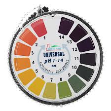 universal ph test strips roll full range 1 14 indicator paper tester dispenser color chart 5m 16 4 ft