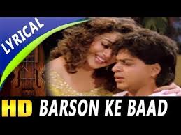 Barson Ke Baad Aayi Mujhko Yaad With Lyrics Alka Yagnik Anjaam Songs Shahrukh Khan Madhuri Youtube Di 2020 Lirik Lagu Shahrukh Khan