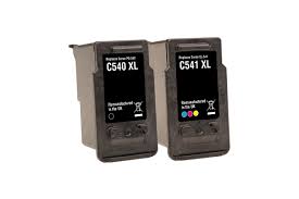The canon mg3550 cannot physically see inside the cartridges to find out how much ink is left. Canon Pg 540xl Black Cl 541xl Colour Recycled Ink Cartridges Red Bus Cartridges