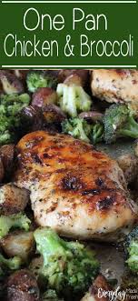 One Pan Chicken And Broccoli Is Sweet And Juicy Perfect For Any Night Of The Week Everydaymadefresh C Pan Chicken One Pan Chicken Sheet Pan Dinners Chicken