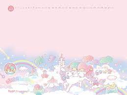 little twin stars wallpaper 2015 十月桌布 台灣官方夢幻星雲版 stargazer little twin stars star wallpaper wallpaper