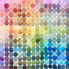 all 256 colors in my color chart i used winsor and newton