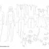 Free printable paper dolls with their clothes. 3