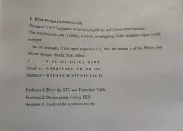 This module adds support for finite state machines, automata and transducers. Solved 4 Fsm Design Additional 20 Design A 1101 Sequ Chegg Com