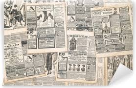 Tutorial su come posare la carta da parati su una parete. Adesivo Le Pagine Dei Giornali Con Antichi Pubblicita Pixers Viviamo Per Il Cambiamento