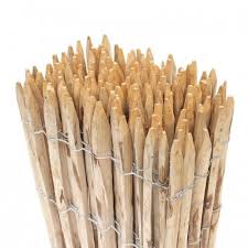 Staketenzaun 120cm Aus Edelkastanie Lattenabstand 4 5cm Witterungsbestandiges Holz Zaun Kastanien