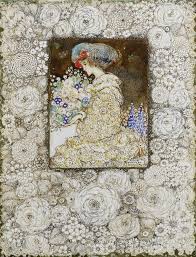 Annie French 1872 1965 Friendship Blossoms Best Beside The Wishing Well Art French Art Art Inspiration