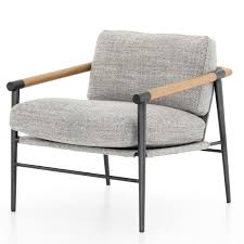 Rowen Grey Fabric Modern Accent Chair Modern Accent Chair Chair Elegant Chair