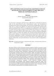 1 ide & peluang dalam kewirausahaan wirausaha dapat menambah nilai suatu barang dan jasa melalui inovasi. Pdf Jiwa Kewirausahaan Dan Nilai Kewirausahaan Meningkatkan Kemandirian Usaha Melalui Perilaku Kewirausahaan
