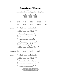 Lenny Kravitz American Woman Sheet Music Pdf Notes Chords Rock Score Guitar Chords Lyrics Download Printable Sku 48410