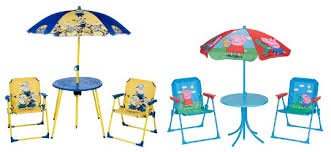 Great savings & free delivery / collection on many items. Kid S Patio Sets Peppa Minions Fireman Sam 24 99 B M