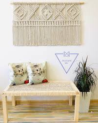 Sale Free Shipping Worldwaid Macrame Wall Hangings For Sale On Etsy In Macramemix Etsy Com Beautiful Han Bed Decor Over The Bed Decor Country House Decor