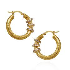 Gold is generally sold as pieces of jewellery and other related products. Round Gold Trendy Earring Purity 23 Carat Rs 3500 Gram Arts N Jewels Id 19244647397